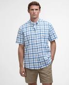 Barbour Glover S/S Linen Blend Regular Fit Shirt-Navy