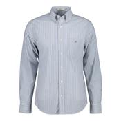 Gant Regular Fit Poplin Stripe Shirt - Surplus Mint