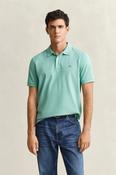 Gant Regular Fit Shield S/S Pique Polo-Muted Turquoise image