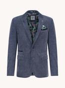A Fish Named Fred two tone Rib Blazer - Jeans Blue