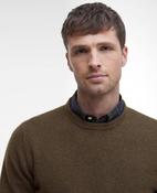 Barbour Essential Patch Crew Neck Sweater - Green image
