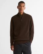 Barbour Holden Half Zip Sweater - Dark Oak image