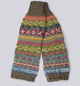 100% Lamb Wool Hand Knitted Legwarmers 018