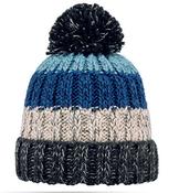 Hand knitted Pure Wool Unisex Bobble Beanie 018 - Cosy Life Ireland image