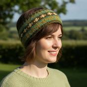 Pure Wool Hand Knitted Headband and Ear Warmer HB067 - Cosy Life Ireland