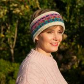 Pure Wool Hand Knitted Headband and Ear Warmer HB063