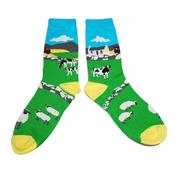 Irish Farm Landscape Cotton Socks