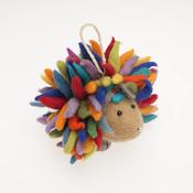 Handmade Wool Felt Large Standing Hedgehog