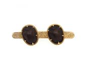 Victorian Double Brown Beetle Bar Brooch in Yellow Gold image
