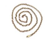 Vintage 9kt yellow gold belcher chain image