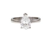 1.52ct Pear Shape Diamond Solitaire Engagement Ring image