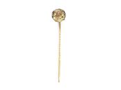 Vintage Citrine &amp; Yellow Gold Stickpin image