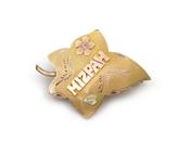 Victorian Ivy Leaf 'MIZPAH' Brooch in 9kt Gold image