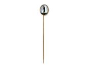 Antique Marcus &amp; Co. Essex Crystal Golfer Stickpin in Gold image
