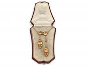 Antique Imperial Topaz Négligée Necklace in Yellow Gold image