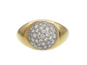 Paloma Picasso for Tiffany &amp; Co. circular diamond bombe cluster ring image