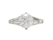 Vintage 2.00ct brilliant cut diamond solitaire engagement ring image