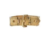 Antique folding belt buckle ring 18kt yellow gold