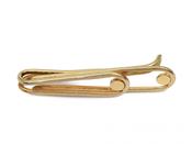 1980s tie slide in 9kt yellow gold image