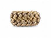 Edwardian Keeper Ring In 18Kt Yellow Gold image