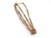Vintage Belcher Chain With Tubular Terminals In 9kt Yellow Gold