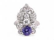 Sapphire and Diamond Dress Ring image