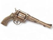 9k Gold Revolver Brooch image