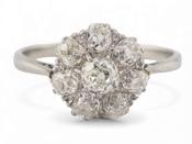 Vintage Old Mine Diamond Ring image