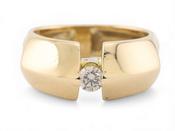 Modernist Diamond Ring image