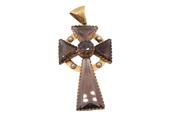 Victorian Celtic revival smoky quartz pendant image