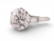 Old European cut diamond engagement ring image