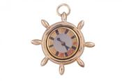 EDWARDIAN SHIP'S WHEEL COMPASS PENDANT, CIRCA 1910