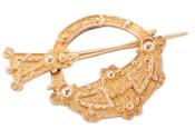 EDMOND JOHNSON CELTIC REVIVAL TARA BROOCH, CIRCA 1890