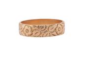 EDWARDIAN FLORAL MOTIF BAND, 1907