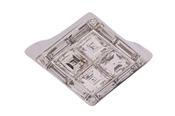Art Deco lozenge shape Asscher cut diamond and white gold cocktail ring image