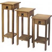 CORONA PLANT STANDS (SET OF 3)
