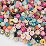 CRAFTY BITZ PKT. 1000 ALPHABET BEADS image