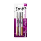 Sharpie Metallic Permanent Marker Mixed Gold Silver Bronze image