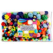 454G Bag Asst Pom Poms image