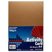A4 Brown card pack 250 image