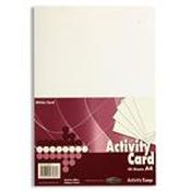 A4 White card pack 50 sheets image