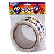 CRAFTY BITZ ROLL 2000 STICKERS - PAIRS OF COLOURED EYES image