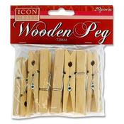 ICON CRAFT PKT.20 72mm WOODEN PEGS image