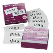 LT35 Letters and Sounds Flash Cards Phase Five - Craftyart image