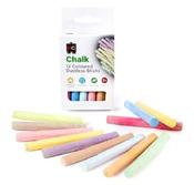 Anti Dust White School Chalk (12) - Craftyart image