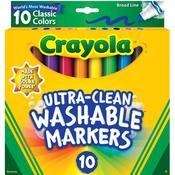 Crayola Washable Markers pack 10 - Craftyart image