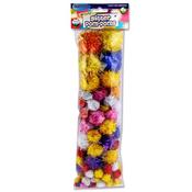 Glitter pom poms image