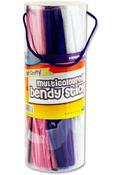 Multicolored Bendy Sticks Pipe Cleaners 10 Asst image