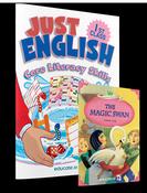 9781910936702 Just English 1st Class + FREE novel The Magic Swan Educate - Craftyart image