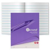 Ormond 40pg J09 Junior Copy Book Durable Cover - Craftyart image